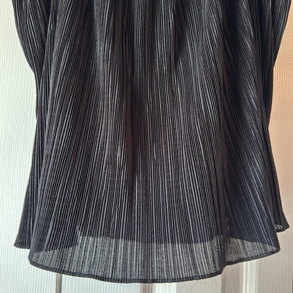 NWT Madewell Texture & Thread Micropleat Tank Top in Black sz medium - Picture 8 of 13